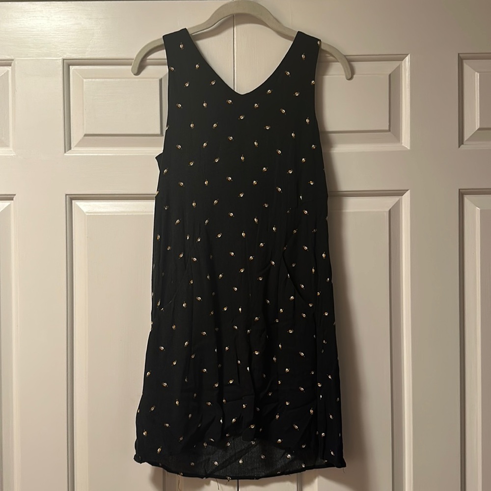 Mango dress, US2, feather pattern, short